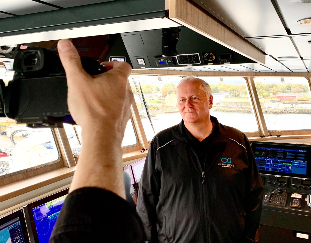 resourcemedia's tweet photo. Filmed CEO Martin Sullivan of @OceanChoice << RE: their work with @CanadaOSC ! The #oceans have a bright future with people like this! #futurecodeoceans #CanadaOceanSupercluster #onsetwithOSC #blueeconomy #theoceaneconomy https://t.co/um6Y3n0fcS