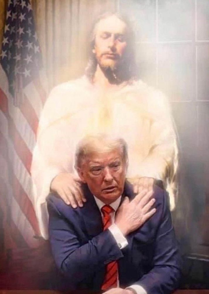 While Mark Meadows said otherwise, Dr Sean Conley confirmed he removed a photo of the president and Jesus because Trump didn’t want to “see him soon.” "I didn't want to give any information that might steer the course of illness in another direction," Conley.  #BadTrumpDoc