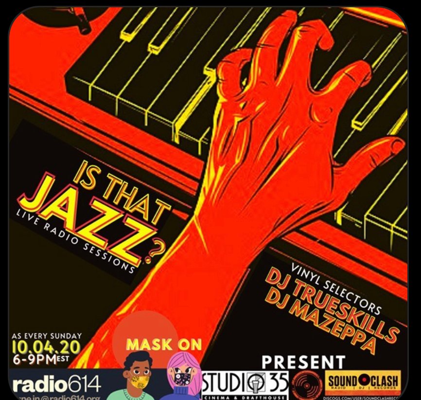 Come on in tonight for some jazz spinning on vinyl! Is That Jazz? Tonight in our bar from 6-9pm with @djtrueskillz1969 &amp; #DJMazeppa 
See you soon!