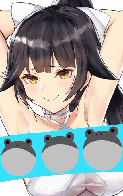 おやぁ……このポーズ…🤔えびちゃんの絵をいつも見ている方はもうわかるよね!🤤(えびちゃんはここからが長い😩) 