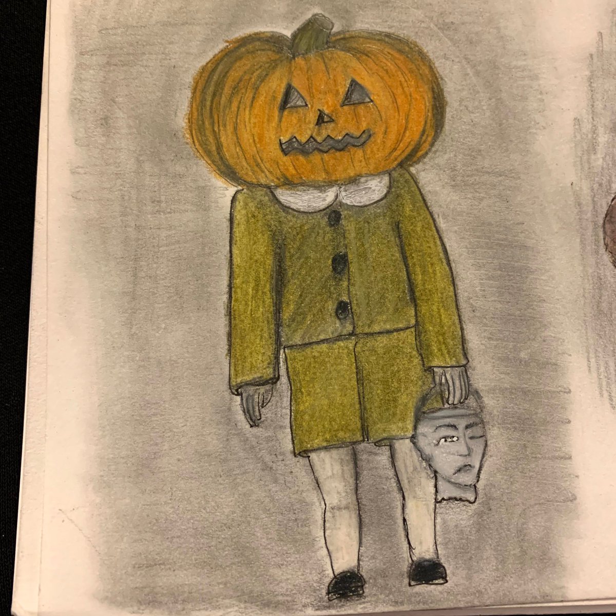 MarieRed76's tweet photo. First week of #mabsdrawlloweenclub 

_______________🎃________________
#littlemarieart #filltheworldwithart #instaart #drawing #art #myart #messyart #graphite #Prismacolor #coloredpencils #ink  #mixedmedia #Mabdraftmatic #alvindraftmatic #Draftmatic #selftaught #amature #witch https://t.co/aFEzfB8pr9