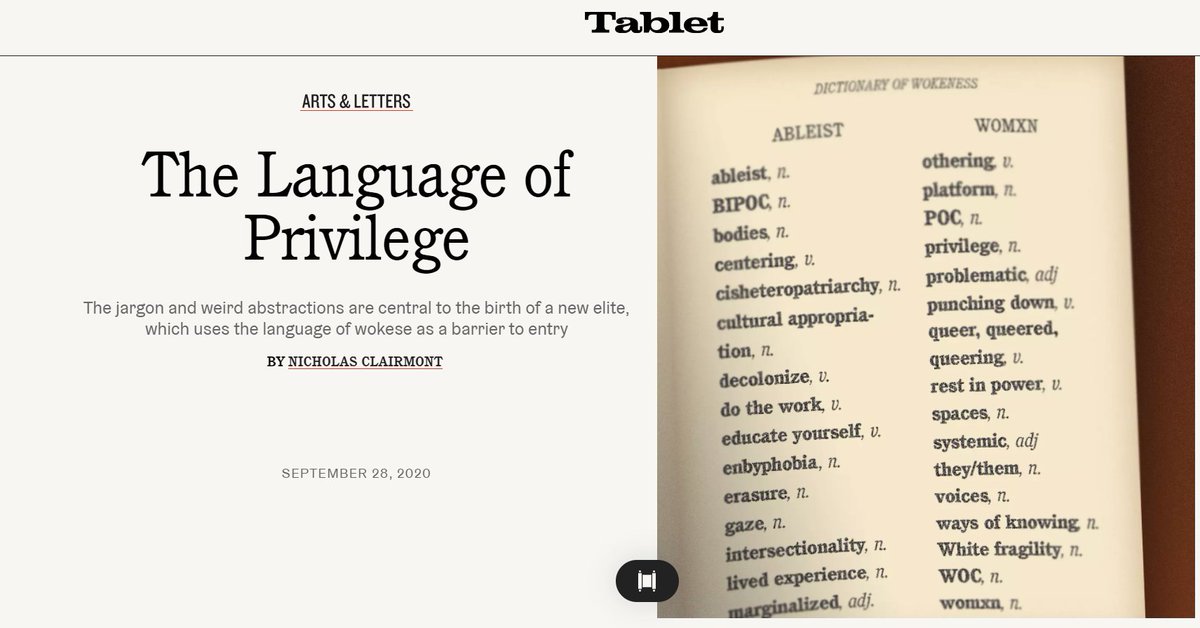 Interesting to me that we have these different ideas playing out as though they're compatible. People I know contending with this believe "silicon valley" (sort of an updated CA ideology) has created a new elite, and/or the Turchin stuff which has like  https://twitter.com/daily_barbarian/status/1312813843647737859