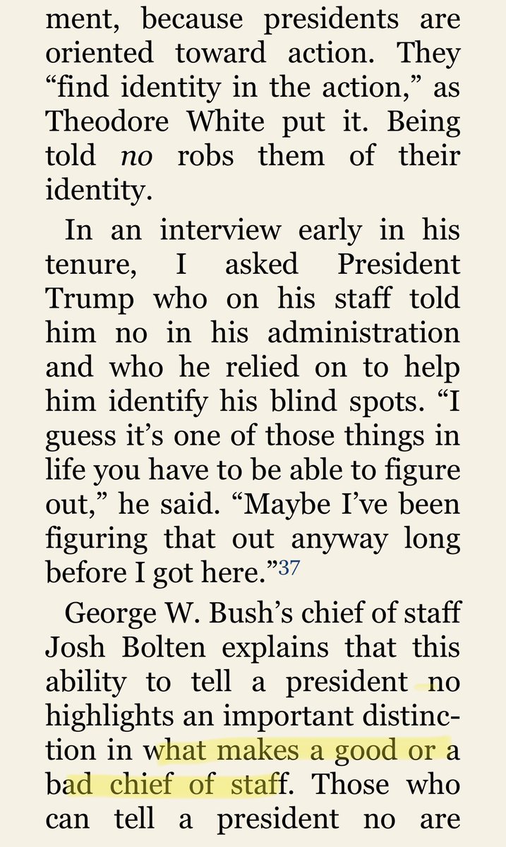 It further weakens our country and the institution of the presidency, for which Trump and his advisors are stewards not owners. Two relevant excerpts from  @jdickerson’s “The Hardest Job in the World” come to mind. Damage can be lasting.