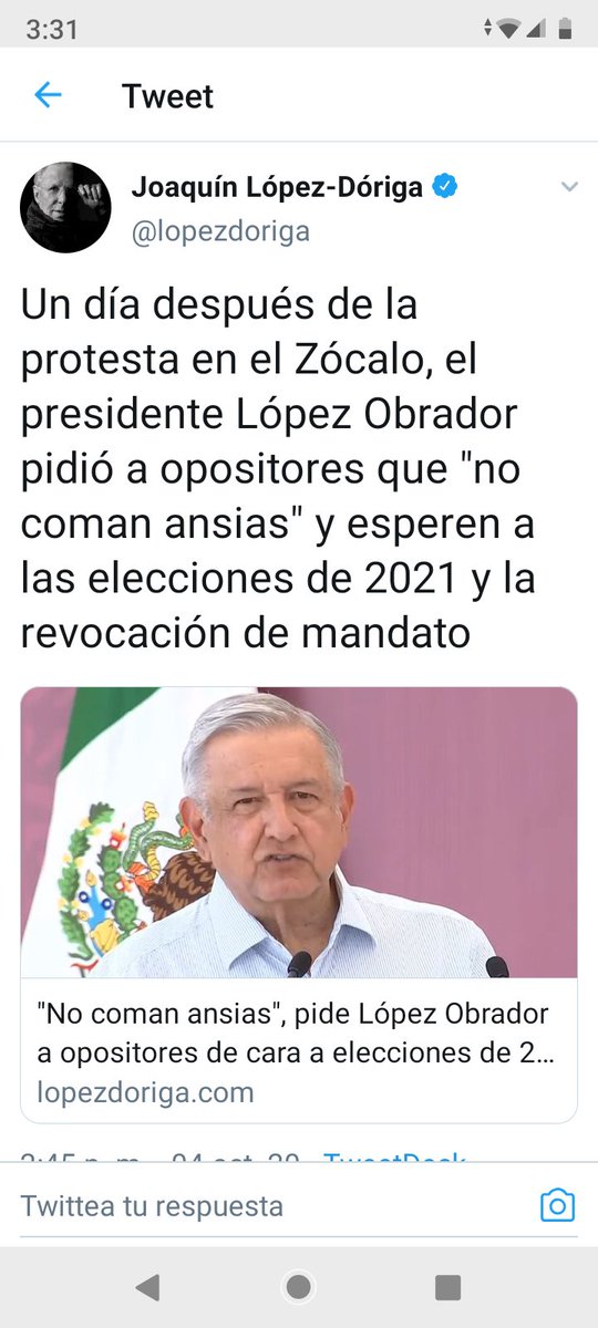LorenzoLarry9's tweet photo. Así es no coman ansias sino saborienlas , aquí estamos todavía millones con @lopezobrador_ y nuestra desicion se respeta quieran o no, y como dicen los jóvenes : #AMLOrifa
#AMLOSeQueda
Oyites..@lopezdoriga https://t.co/4m1ewqIOqE