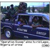 10/ SARS gave robbers sleepless nights, hunting them down to their beds, hotel rooms & hideouts, restoring palpable calm. 1996, Lagos military administrator, Buba Marwa launched OPERATION SWEEP, a task force of 4,000 specially trained men from the Police, Army, Navy & Air Force.