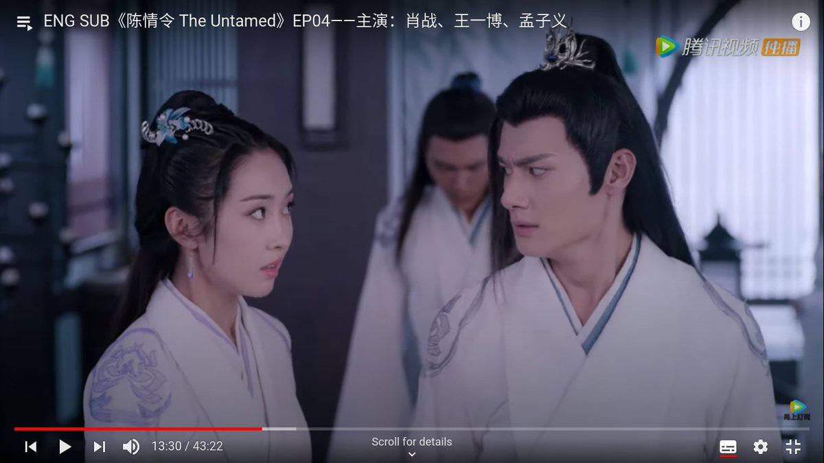 Everyone staring as the swords fly up... then the swords thunk in and it's very much Lan Xichen "I could have killed you all without moving an inch" Zewu-Jun. I think JC and JYL pretty much capture the general vibe here: