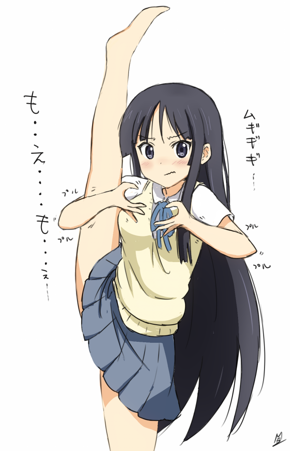 Ma 2 萌え萌えキュンi字バランス りっちゃん お い 無茶すんな I字バランス部 けいおん
