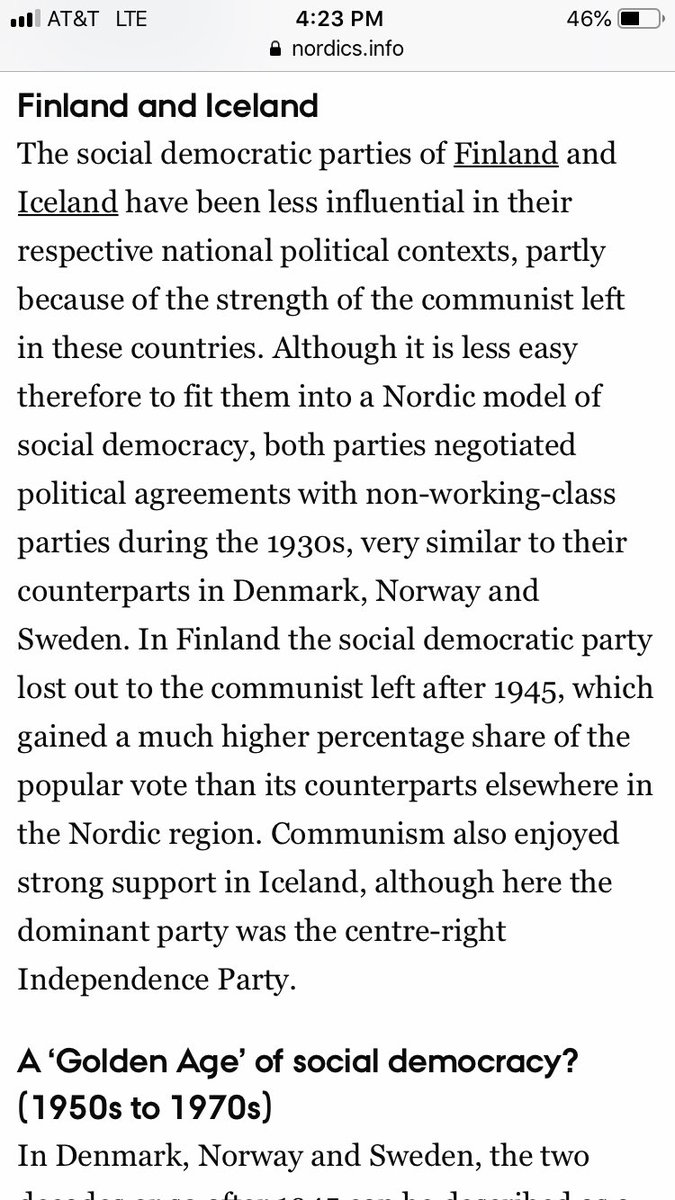 7. Their periods of social democratic reforms, and their social democratic golden age were ALSO the same as everyone else’s—rising from post WWI to Great Depression, and lasting until about 72 before Neoliberalism Ser In