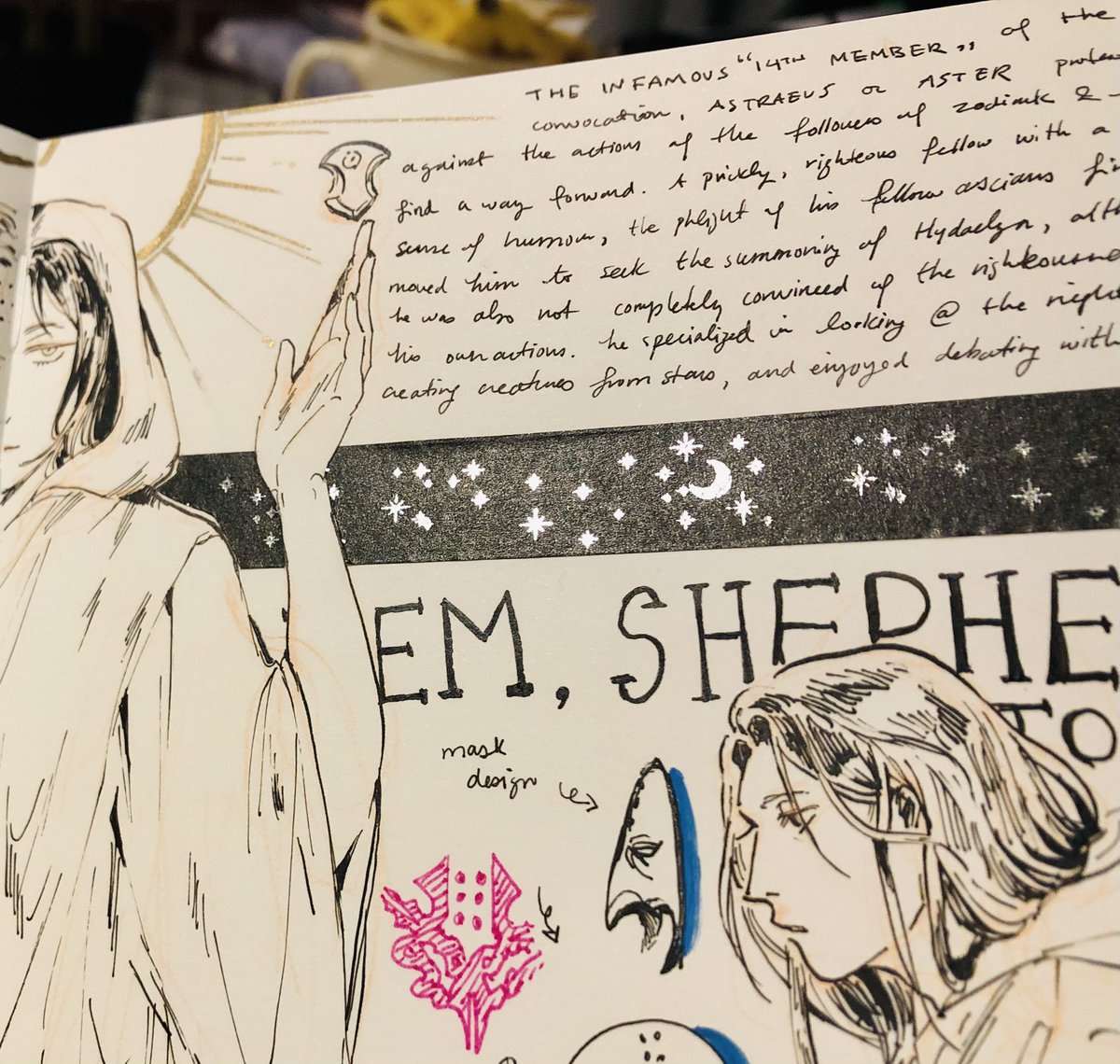 forgot to post day 3!!!!! "your characters role in the narrative" aka i ramble abt isse not rly wanting to be a hero for two whole pages 

used appropriate foiled washi gifted by @HiNastrond huehuehue 