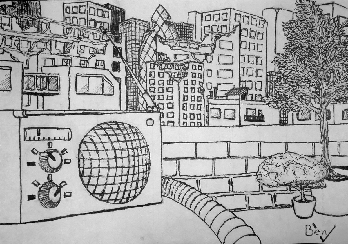 wallcus's tweet image. #inktober2020
#inktober2020day4

Gave detail to everything but the radio - the intended subject lol