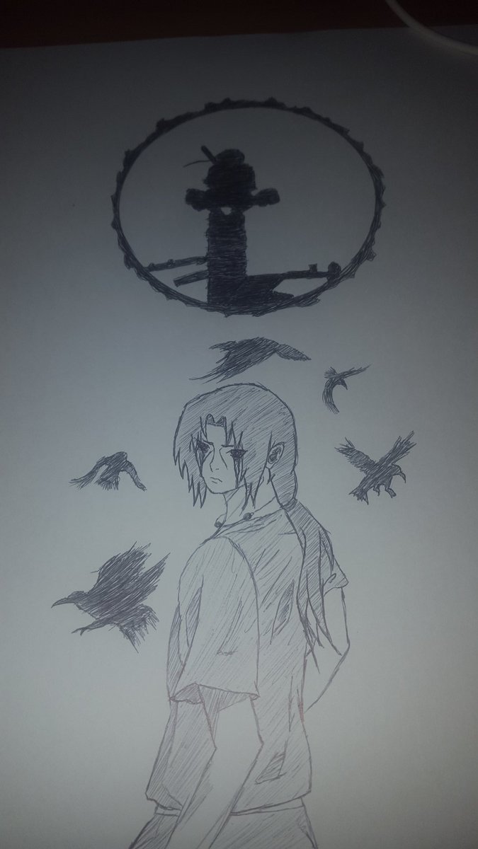 wallpapers Itachi Drawing Naruto Shippuden twitter