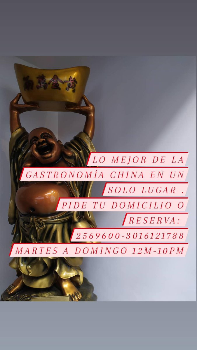 CookingTaichi's tweet image. ¡Ven y disfruta de la mejor comida auténtica china!
.
.
.
#BogotaACieloAbierto  #comidachina