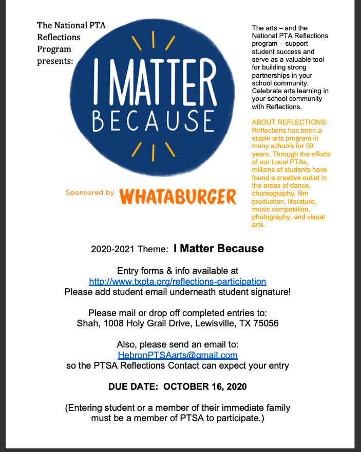 Great opportunity for our fantastic Hebron students!!!