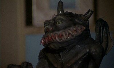 DEMONS 2: you're not here for story, character or acting. You're here for great practical gore FX, like the demon baby puppet (who claws his way out of a demon kid!) that legit made me laugh every time he showed up. 10/10 just for him.  #31DaysOfHorror