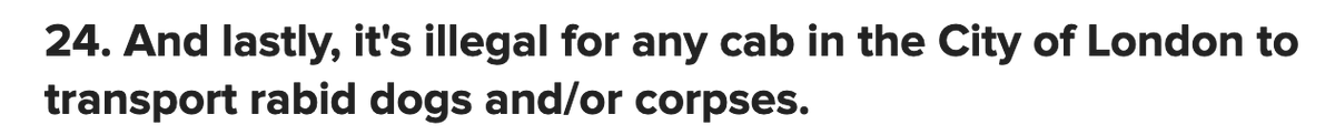 24. I'm not aware of any laws with this effect, so I'm going to call this one false too. More than happy to be corrected on any of these, if anyone has further information!