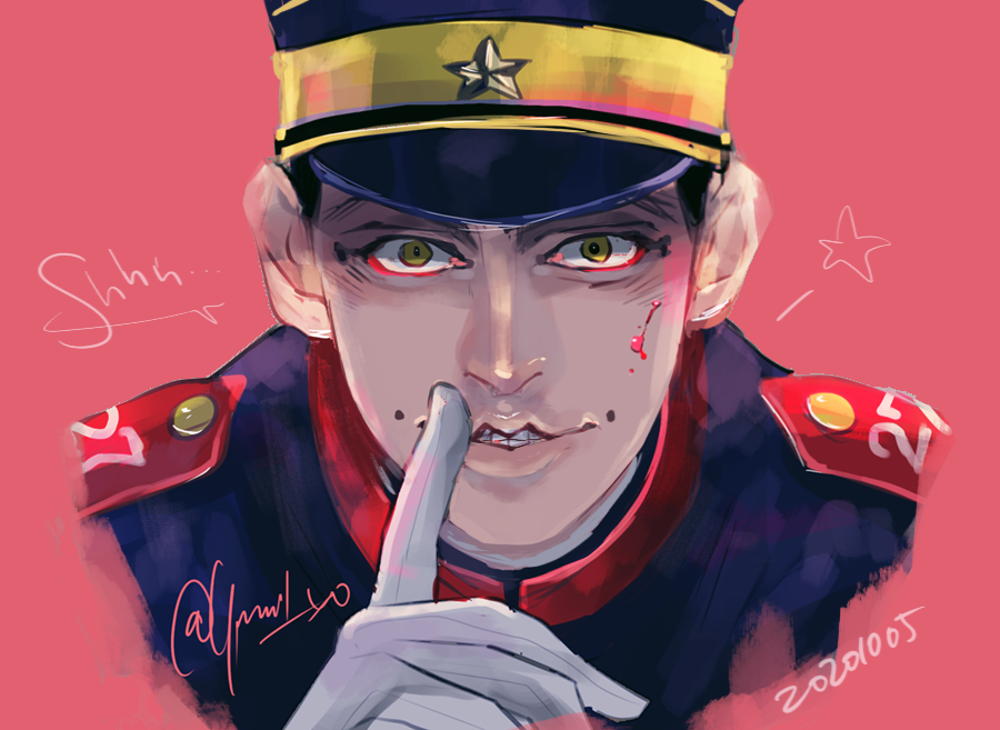 お題】宇佐美時重 #ゴールデンカムイ版深夜の真剣お絵描き60分一本勝負