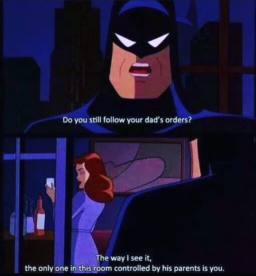 Bat_Drunk's tweet photo. Rude. #batdrunk
#Batman #BatmanMaskofthePhantasm https://t.co/xvuZ9GuAlh