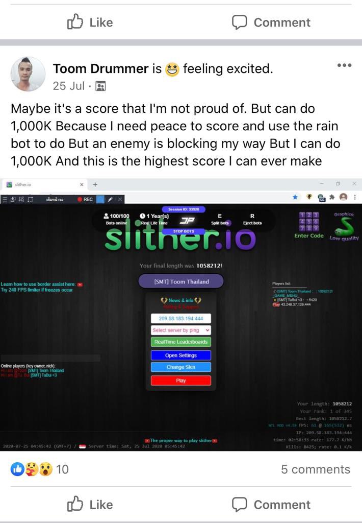 Codes : r/Slitherio