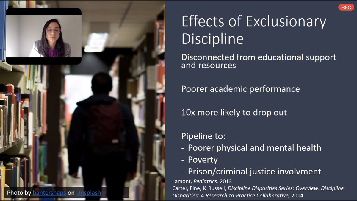 DavidEpsteinMD's tweet image. Very enlightening talk by @JGewirtzOBrien on the effects of exclusionary discipline at the #AAP2020 today!

#exclusionarydiscipline #positivediscipline 

@AmerAcadPeds @AAPCA2 @LAPedSoc @DrTanyaAltmann @davhill @NicoleB_MD @DrToddWo @DrJaimeFriedman @somedocs @TCRG2012