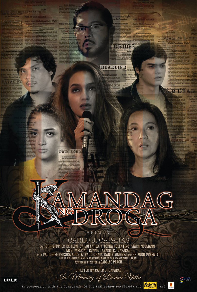 To better understand artistic production under Duterte, I recently watched KAMANDAG NG DROGA, directed by the national artist Carlos J. Caparas. It's a piece of shit. And I might as well get some clout from watching this piece of shit, so here's a plot summary.