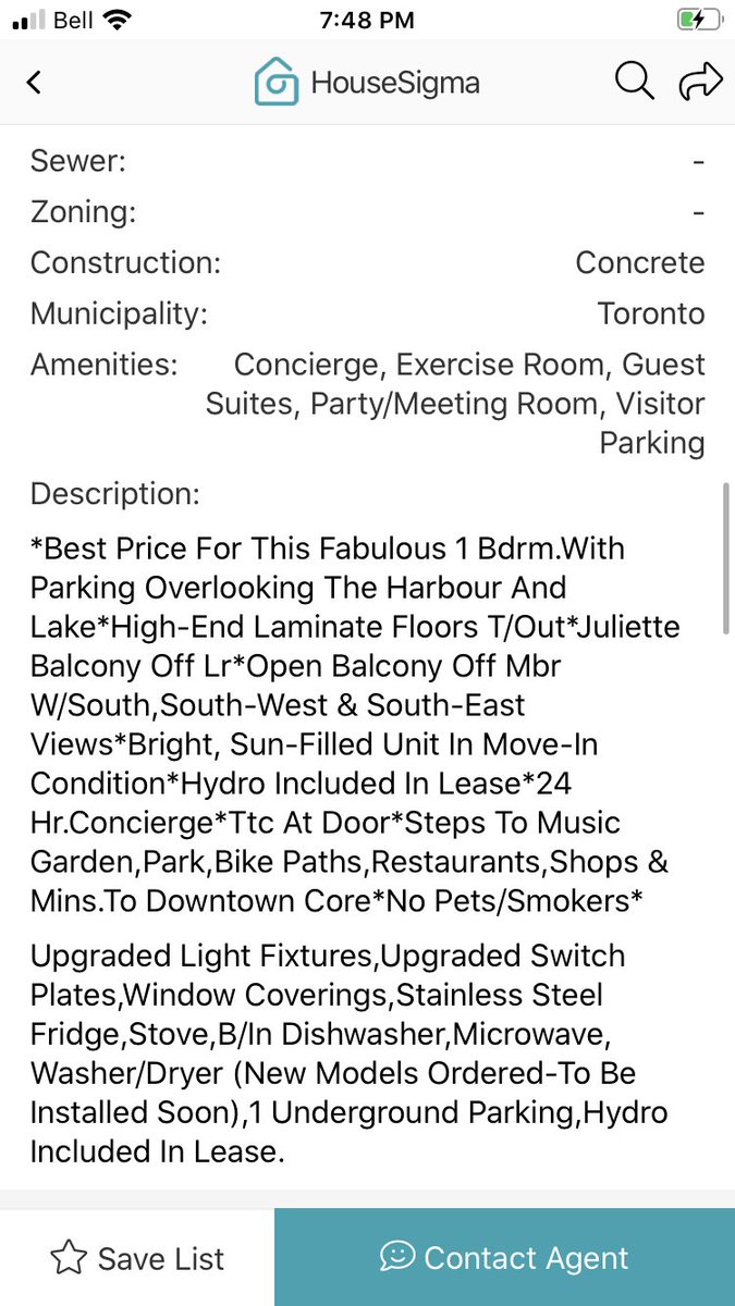 The Latest in Toronto RentsThis 1 bd condo was just leased for $1795 with parking included.Tracking negative real rent growth since 2013 with expenses continuing to rise > inflation.So what’s the bull thesis for condos? #cdnecon