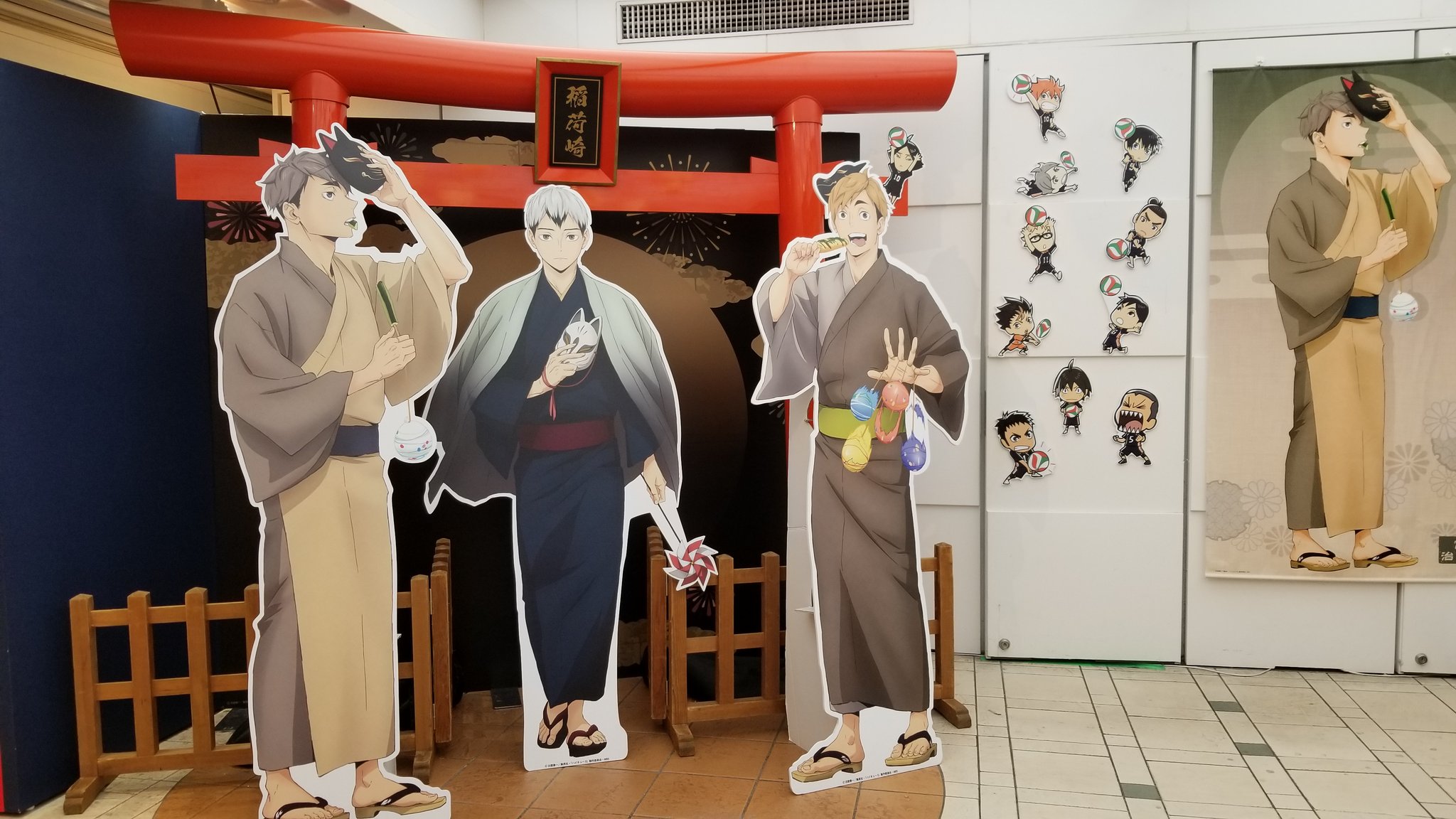 テン ツム サム誕生日おめでとう ハイキュー To The Top 第2クール 放送直前特番で 声優陣の雰囲気も稲荷崎そのもの とか聞けて嬉しく アニメがますます楽しみになりました 画像は夏に東京駅で開催されていた