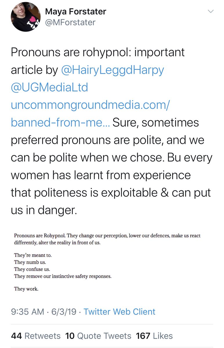 Nobody cares that J. K. Rowling has yet to answer *any* questions about her support for Maya Forstater, who gained notoriety by claiming that me and people like me are rapists. On the contrary, they sign open letters claiming that the billionaire Rowling is being bullied!