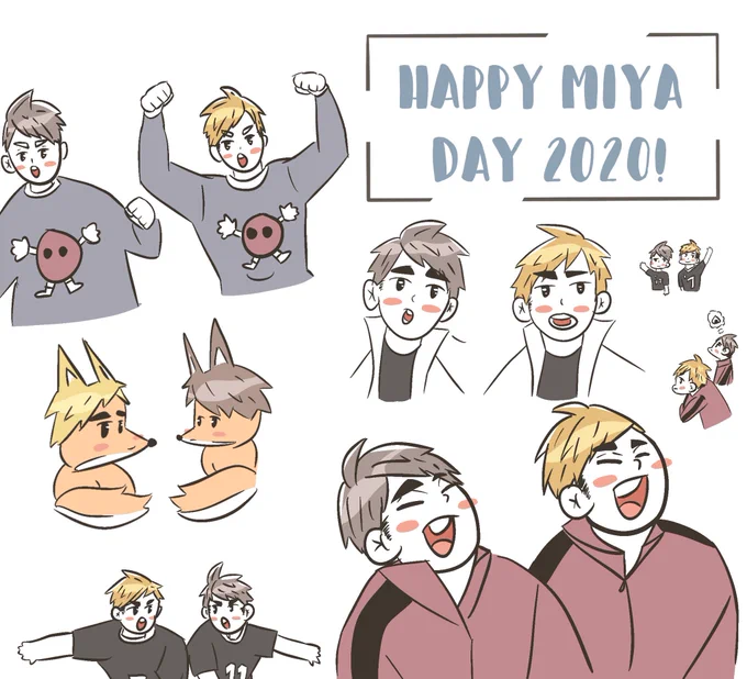 HAPPY MIYA DAYYYYYYY 
#宮ツインズ誕生祭2020 