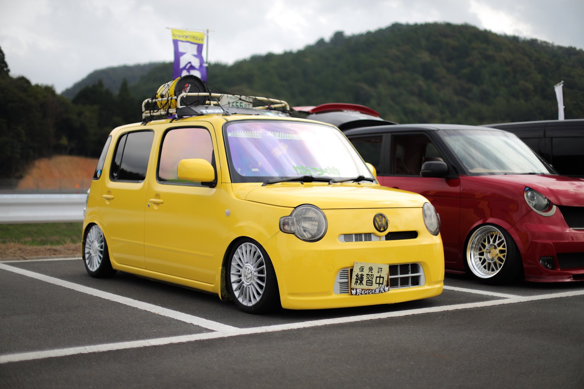 ラパン he22s ボンネット　加工バッドフェイス ラパン he22s ボンネット 加工バッドフェイス - メルカリ