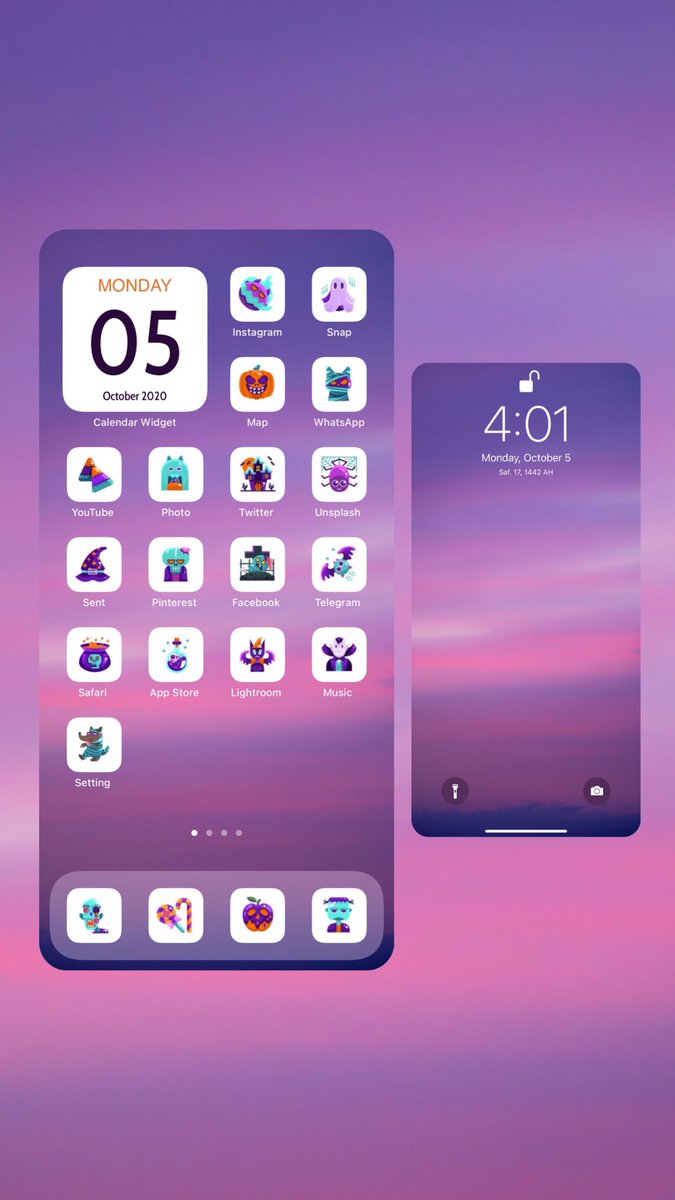 najlalmosa's tweet photo. Halloween Theme 🎃🎃
Download here👉🏻 https://t.co/jhdVfpI0Xf
#ios14homescreen #widget #themeiso14 #iso14 #telegramchannel https://t.co/od2sCgitnZ