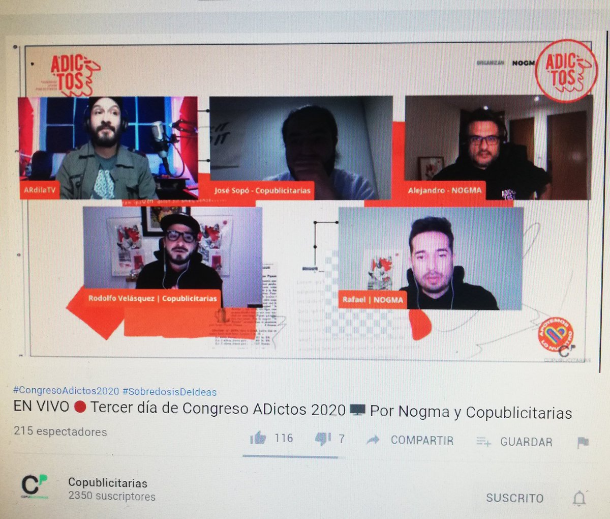 3 días de sobredosis de ideas. Muchas gracias @congresoadictos @copublicitarias @Nogma