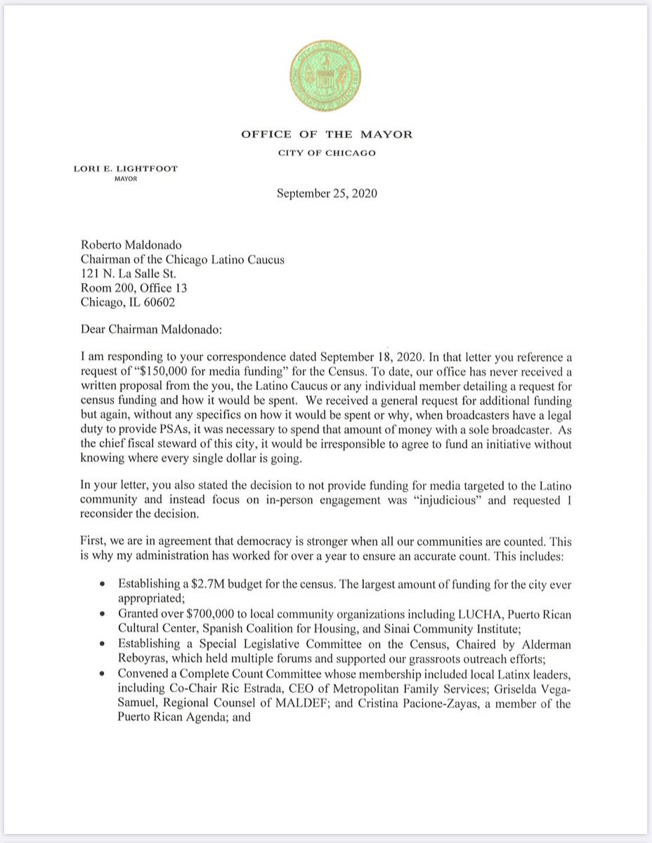 RaymondALopez's tweet photo. ¡Qué pena sin vergüenza! In the middle of Hispanic Heritage Month, Lightfoot admits to the Latino Caucus that Latino aldermen are not her “personal trusted partners” in the communities BOTH were elected to represent!
#ActionsSpeakLouderThanWords
#PushYourselfHarder https://t.co/MqXtz6l3Wg