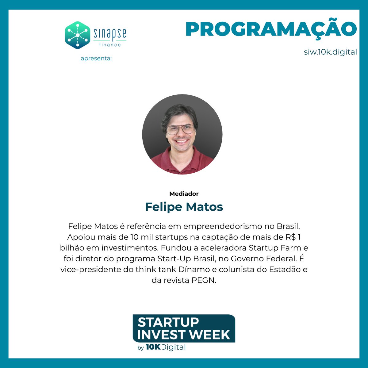 10kDigital's tweet photo. Essa semana começa o #SIW10K, nosso evento gratuito online  sobre captação de investimentos para startups, com grandes especialistas do setor. https://t.co/374tcR1OHw

#investimentoemstartups #investimentoanjo #venturecapital #aceleradoras #investimento #empreendedorismo https://t.co/8qO6F84sHl