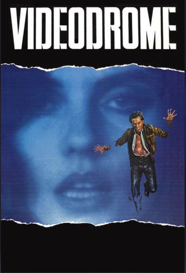 More cronenberg: “Videodrome”. Have been meaning to watch this since my days of working in the video section of the library. Anyway media sure is fucked up and it sure is fucking up my brain as we speak.