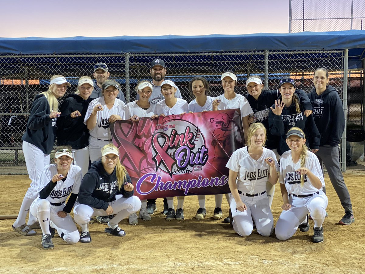 jags_elite's tweet image. Fantastic weekend of softball for Coach Jumper’s 18U crew!! 5-0-1 on the weekend taking home the @CentIASports Pink Out Championship!!! This group is so fun to coach and walk!
