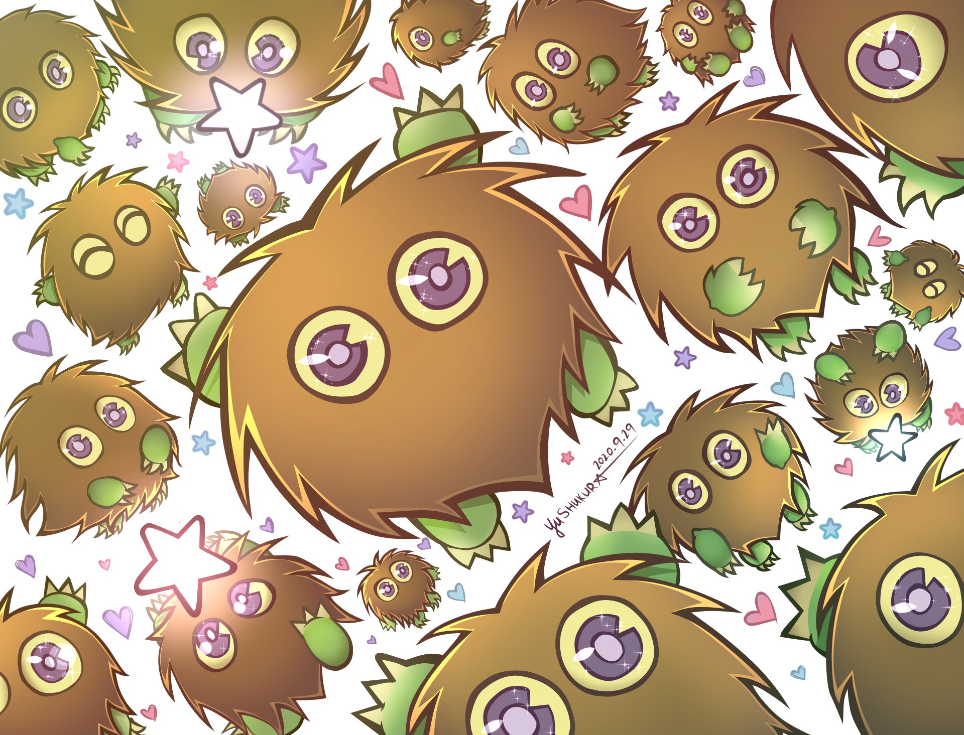 Yu Shukura In The Year Of I Finally Read The Yu Gi Oh Manga And It Inspires Me To Learn Drawing Kuriboh Is My Favourite Ygo Monster They Are So Cute And