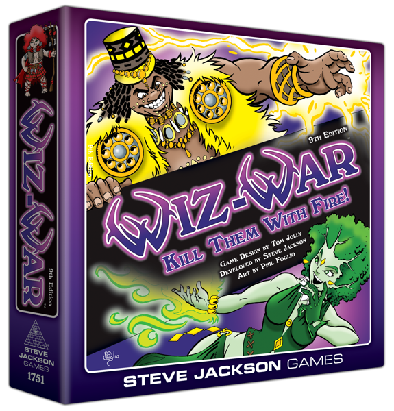 An early look at the ninth edition of Wiz-War, which <a href="/SJGames/">Steve Jackson Games</a> will Kickstart sometime between now and the Q3 2021.

BGG game page for the previous edition: boardgamegeek.com/boardgame/1047… —WEM