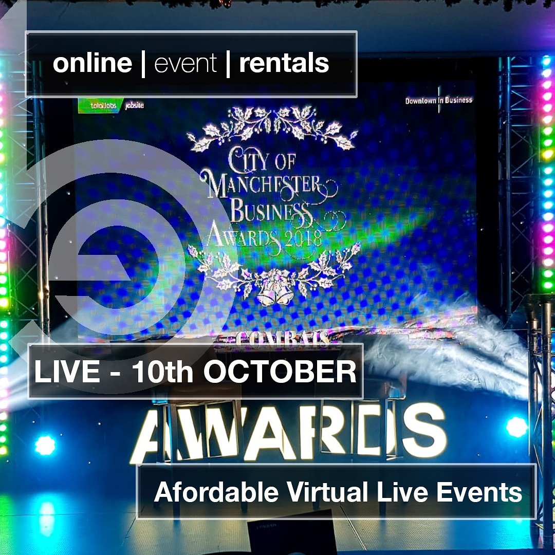 Affordable Virtual Live events at your workplace without the huge price tag! Our new online Audio &amp; Visual hire event website realtime availability check, simply one price no complications, your technical team to deliver your virtual event. #easybook #virtualevents