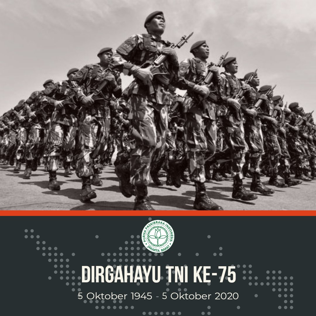 Dirgahayu Tentara Nasional Indonesia ke-75.

Sinergi untuk negeri.