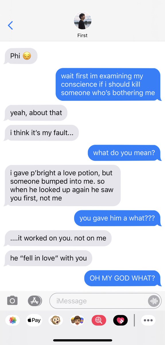 tyneonlee's tweet photo. The Plot Twist

🧪 Brightwin AU 🧪

Win’s brother, First, has the biggest crush on Bright, so he uses a love potion to make him feel the same way. However, a twist in the situation happened, making Bright fall in love with Win instead.

#ไบร์ทวิน #brightwin https://t.co/Hvr9BdhnrN