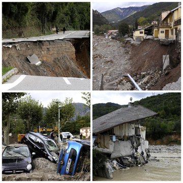 災難続きのフランス アルプ マリティーム県の大洪水の大被害 海外で暮らしてみたら