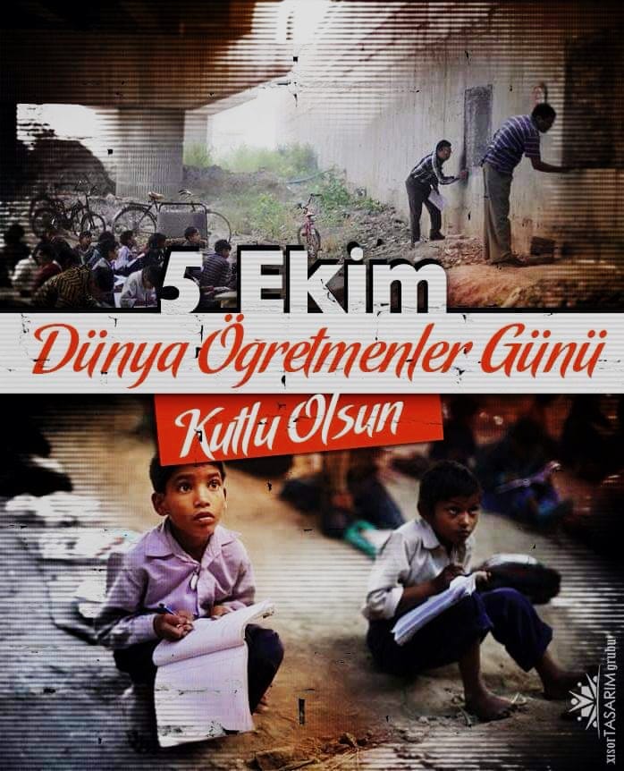 #5EkimDünyaÖğretmenlerGünü Dünyanın her tarafında öğretmenler insan topluluğunun en özverili ve saygıdeğer unsurlardır. Günümüz kutlu olsun öğretmenlerim.