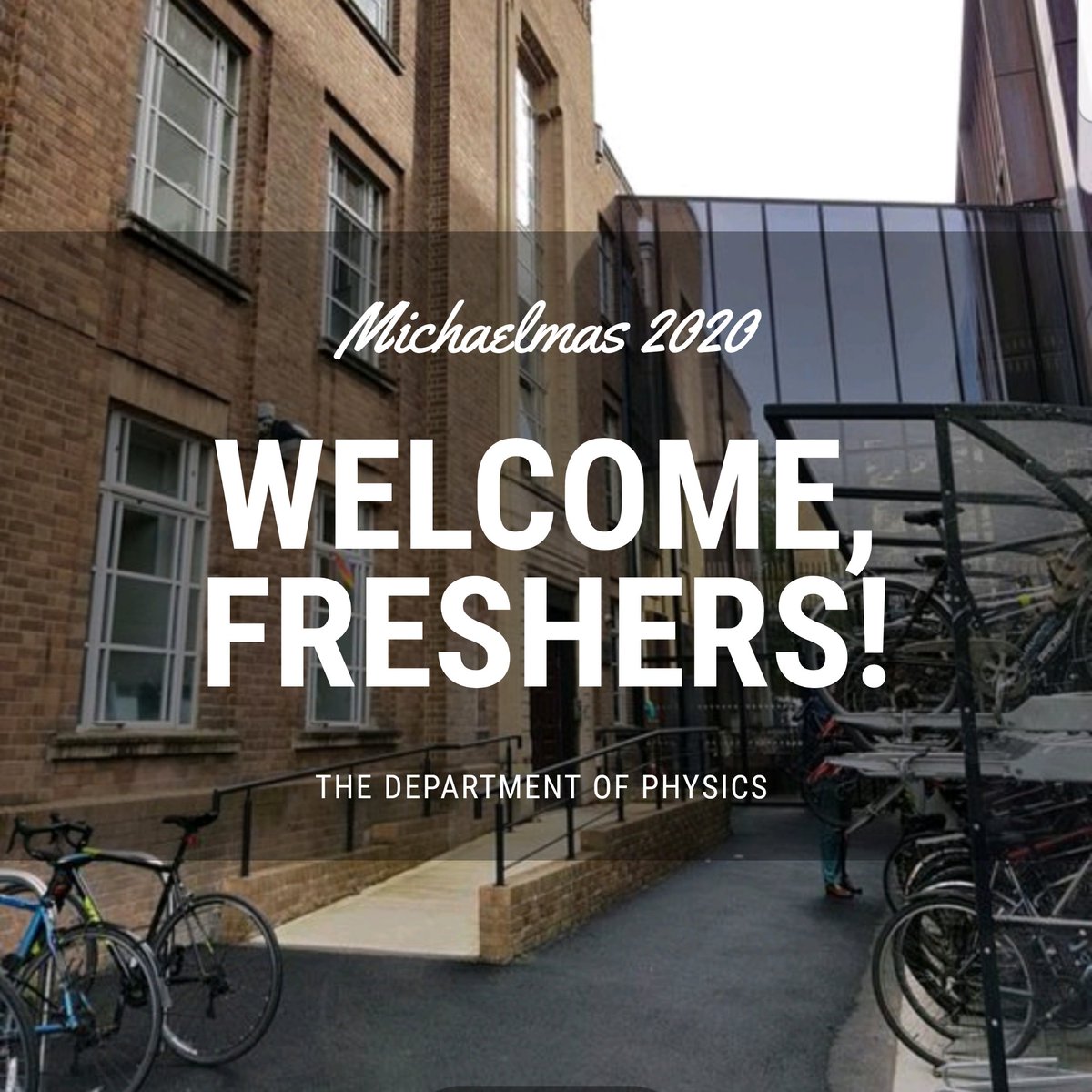Welcome to all our new students! 
#Michaelmas #Freshers2020 #physics #studentlife #university
