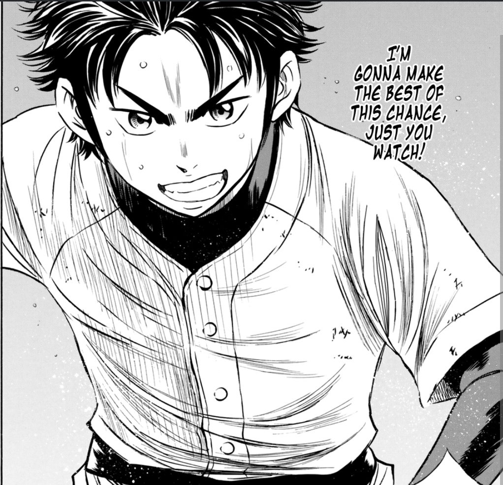 furuya pitching outside doesnt mean he has yips since he can still pitch but more of him trying to get back on thr right track while eijun is running again.. like when furuya was new ace vs eijun forced to run but now eijun is willing and furuya is branching out of miyuki...aaa