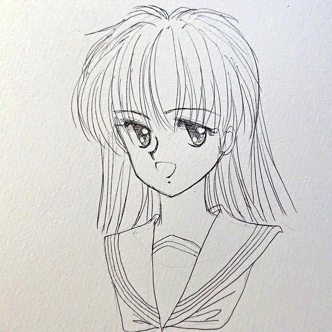 シンジとミサト、初号機の過去絵 #模写