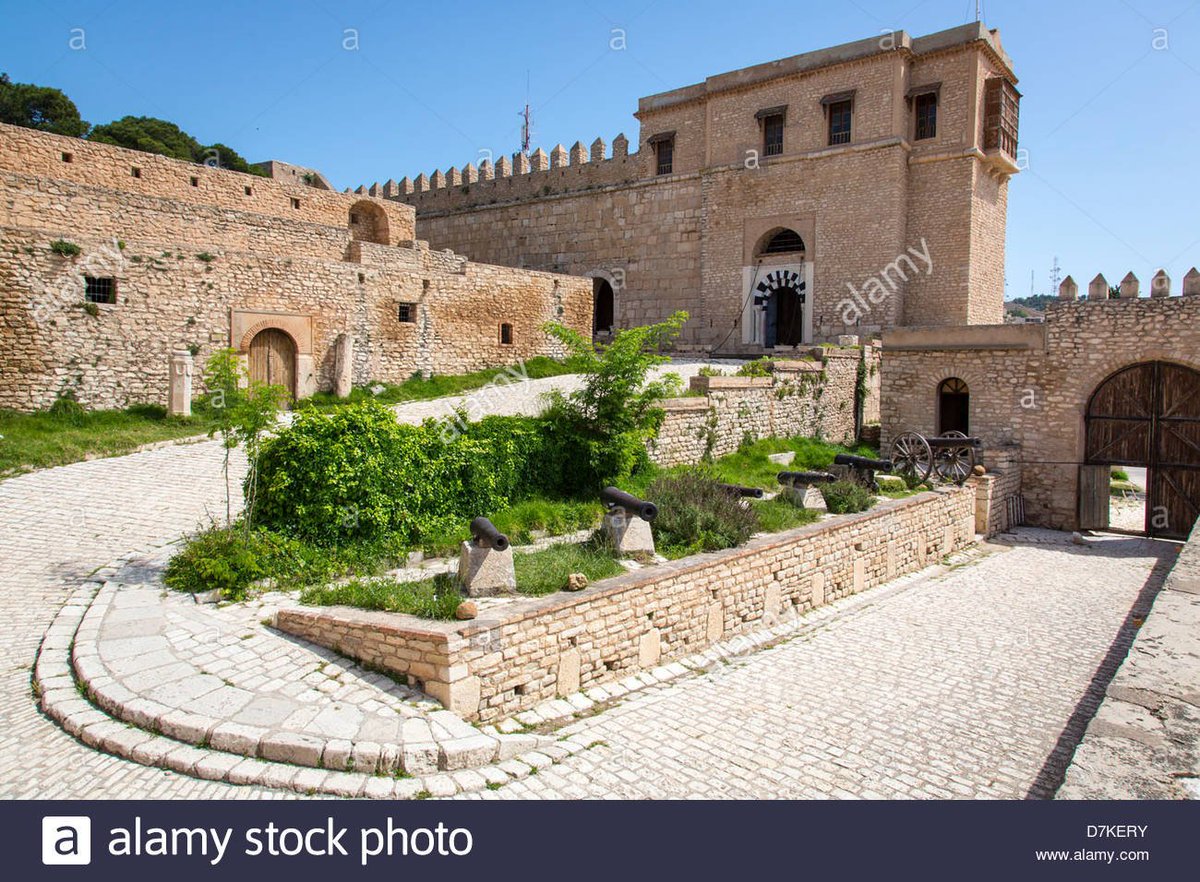 Tunisia:Kasbah of Le Kef (قصبة الكاف), another military fort built by the Ottomans in 1601, built on top of the historical remains of much older strongholds in northwestern Tunisia.