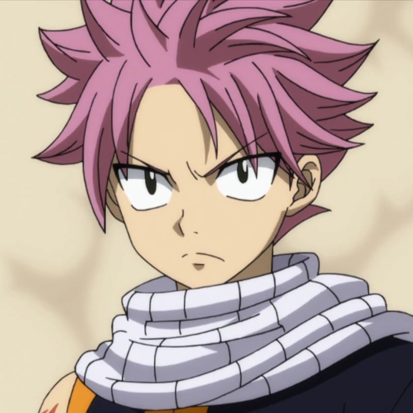 Natsu Dragneel: Pretty barebones MC in my opinion. Makes me cringe and laugh at the same time. Provides majority of the show’s comedy. Doesn’t have a whole lot going for me personally.