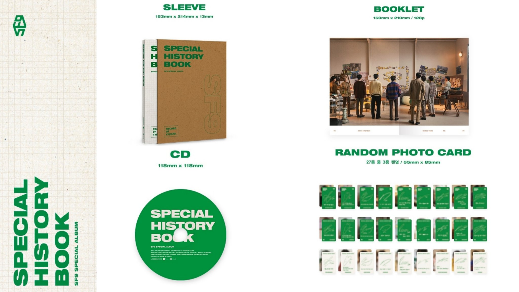 SF9｜韓国スペシャルアルバム『SPECIAL HISTORY BOOK