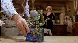 LITTLE SHOP OF HORRORS (1986) dir. Frank Ozcomedy/musical // Seymour, a man working at a flower shop on Skid Row, comes across a plant from outer space. as the plant brings him & the shop acclaim, he learns the good fortune comes with a terrible price: blood.
