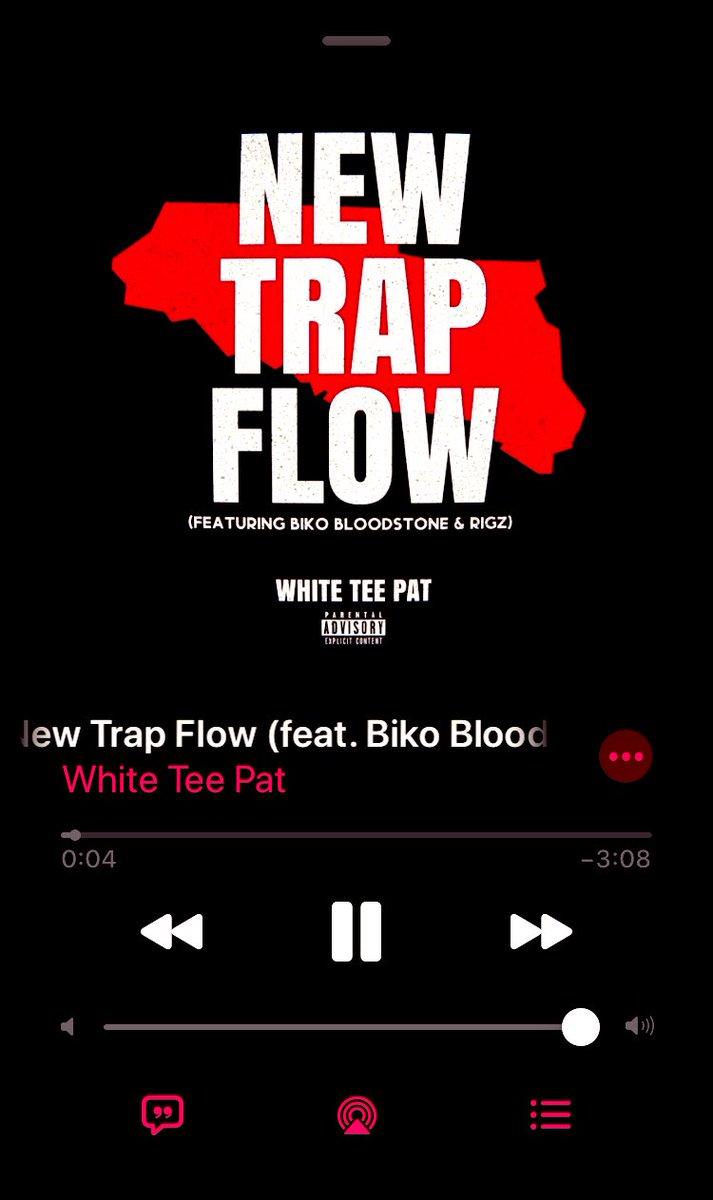 whiteteepat's tweet photo. New single “NEW TRAP FLOW” ft @BikoBloodstone available now on all platforms! Mixed by @itsRichHale mastered by @jaelugo9v6 cover art by @jseagraphics 🔥RT &amp; share🙏🏽 https://t.co/ij86Qccn6j